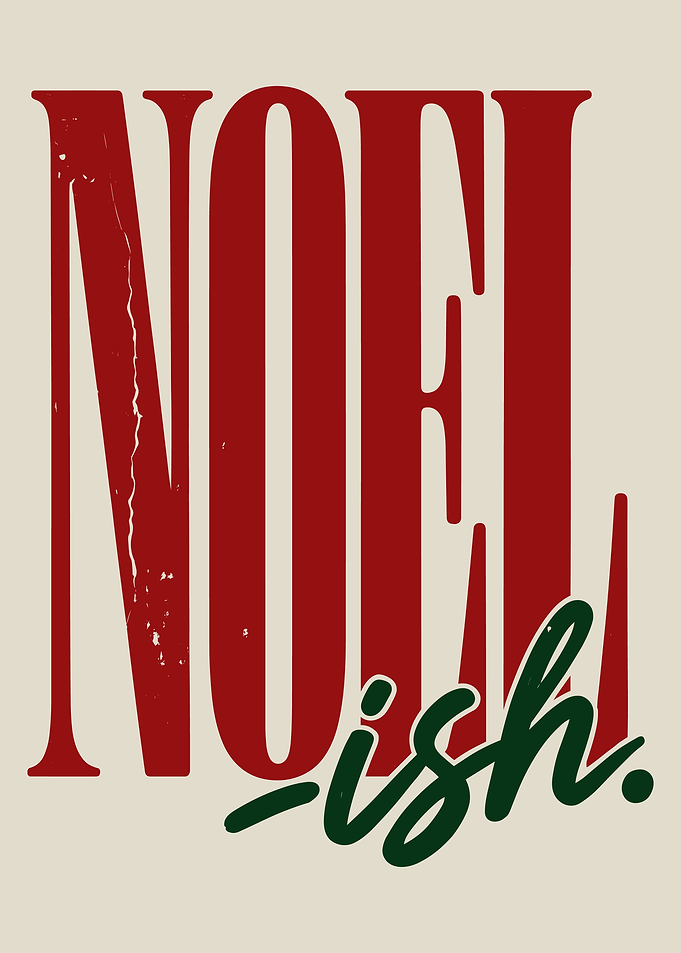 Noel-ish Christmas Typography Design
