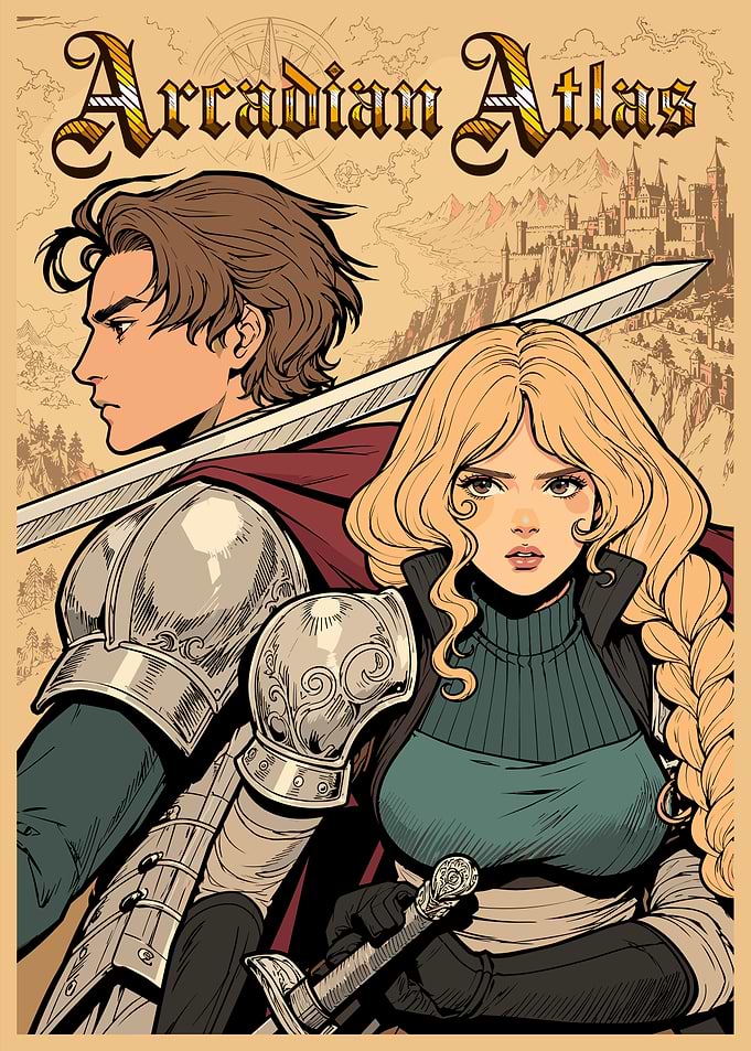 Arcadian Atlas Game Poster