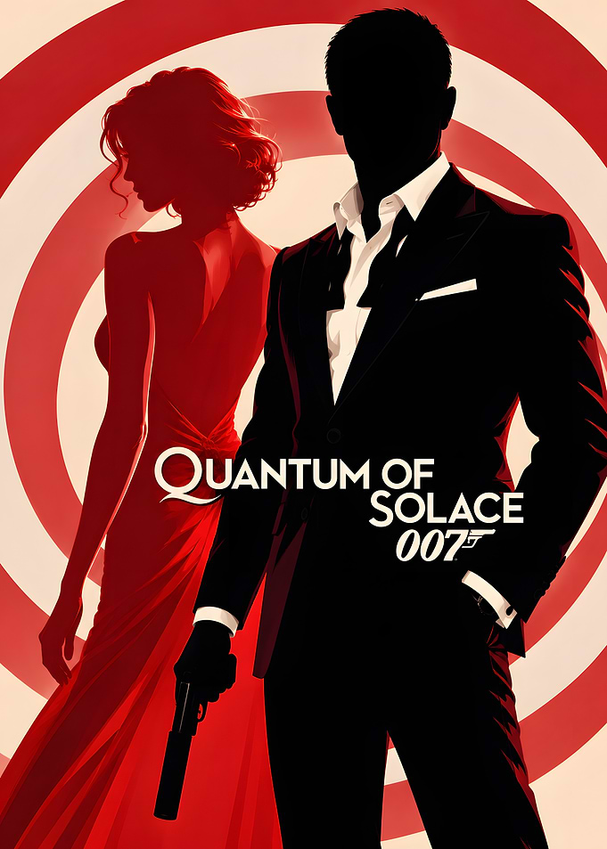 Quantum of Solace 007 Movie Poster