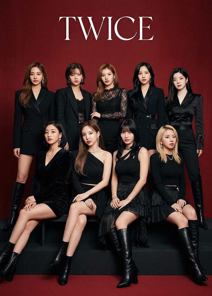 TWICE K-pop Group Promotional Portrait