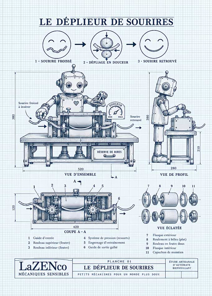 Le Déplieur de Sourires Blueprint