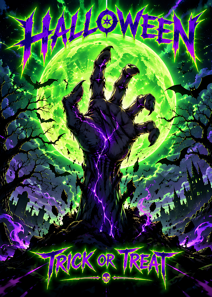 Halloween Trick or Treat Zombie Hand