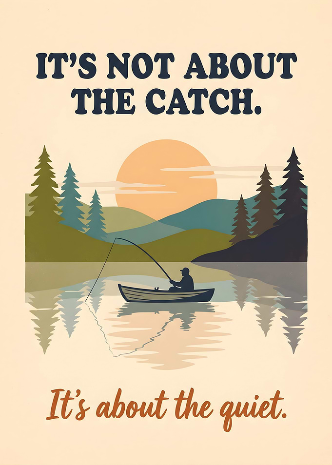 It's Not About The Catch Fishing Quite