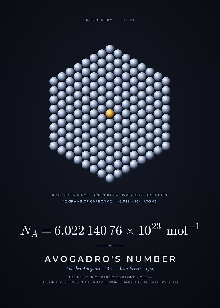 Avogadro's Number, The Mole and Atoms