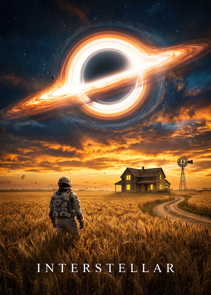 Interstellar Movie Poster Art
