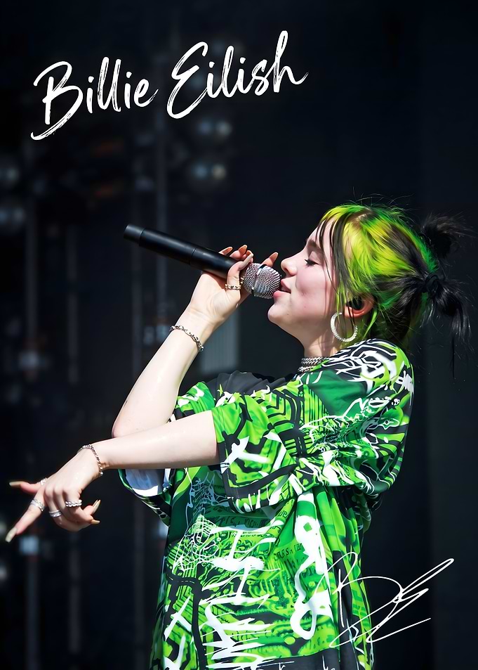 Billie Eilish Performing on Stage