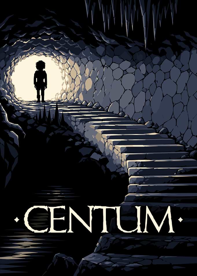 Centum Pixel Art Cave Scene