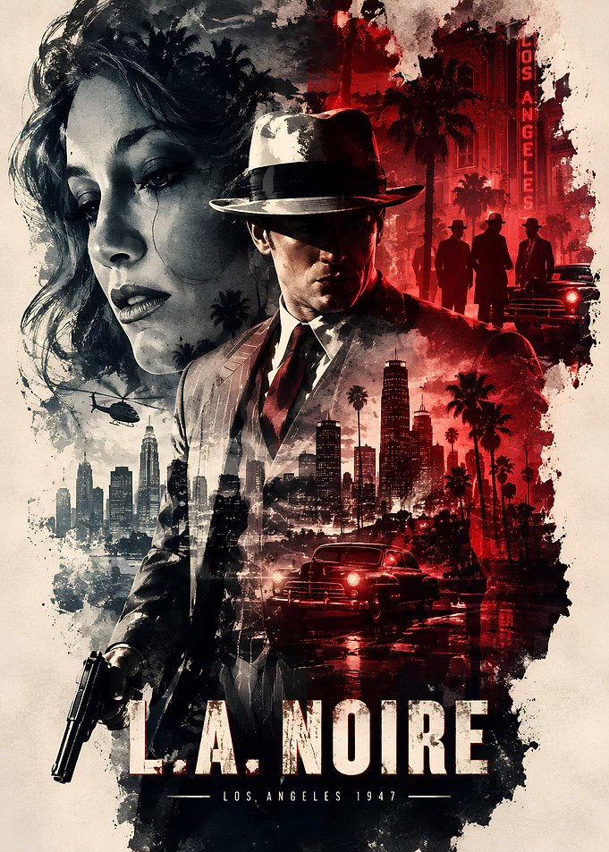 L.A. Noire 1947 Detective Poster