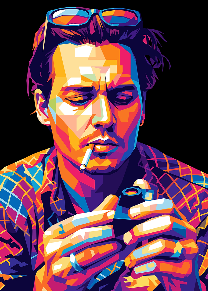 Johnny Depp Pop Art Portrait