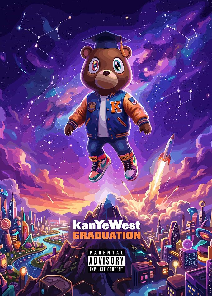 Kanye West Graduation Album Art Poster
