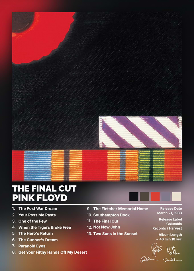 Pink Floyd The Final Cut Poster