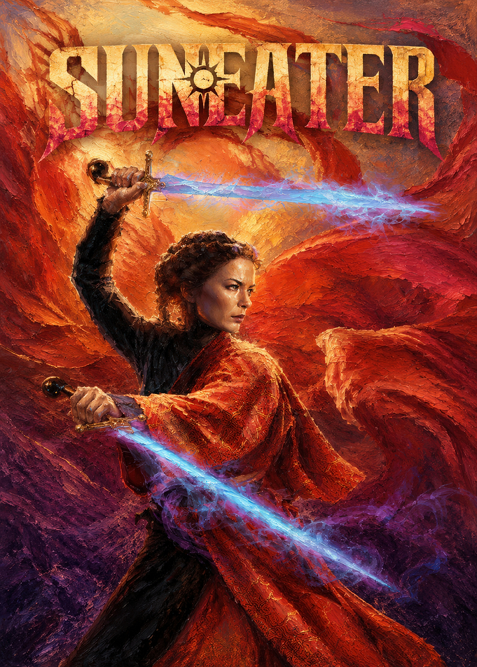 Suneater Fantasy Warrior Book Cover