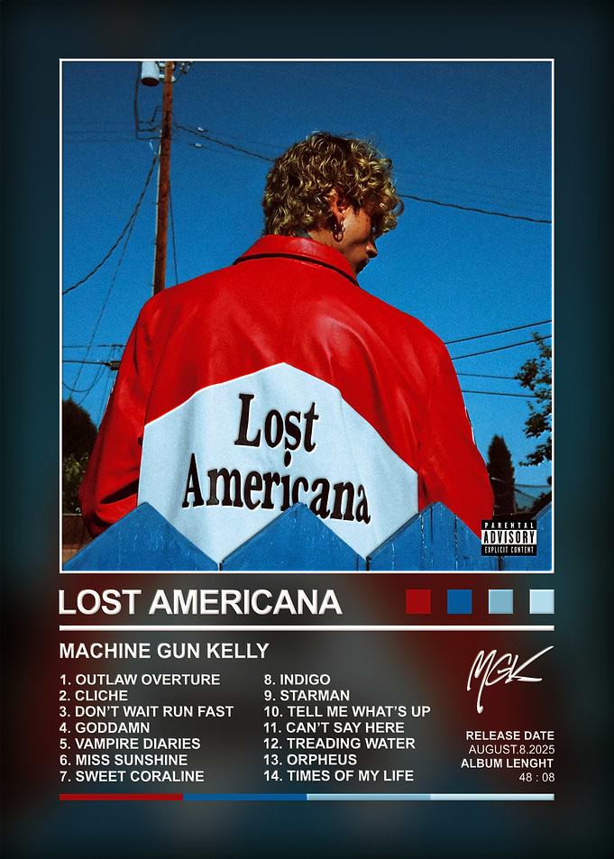 Machine Gun Kelly Lost Americana Poster