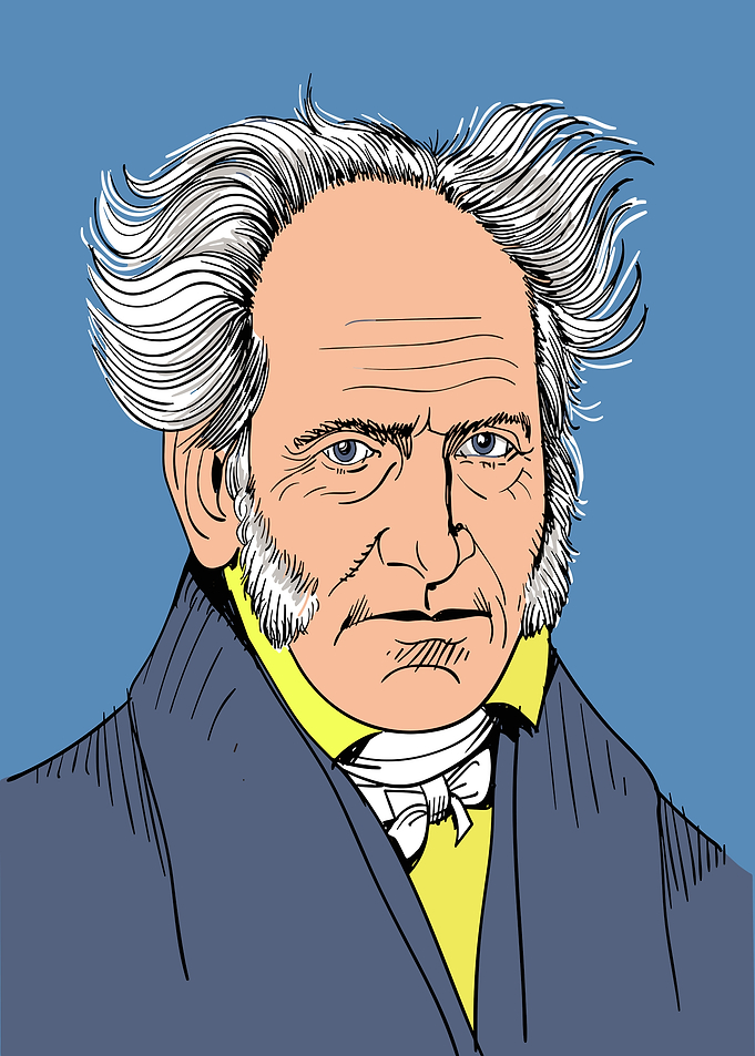 Arthur Schopenhauer Portrait Illustration