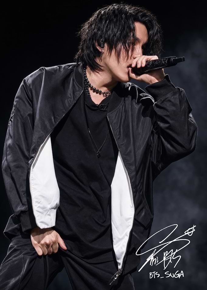 Suga of BTS Performing Live