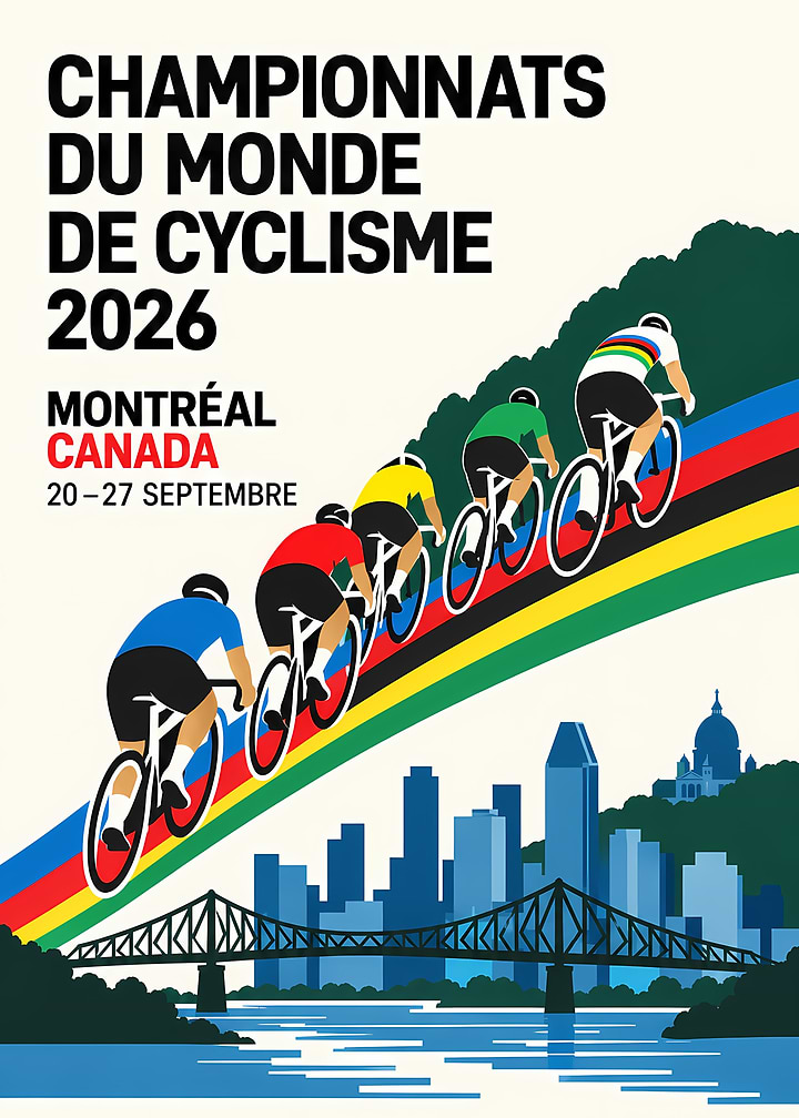 2026 Montreal Cycling World Championships Poster