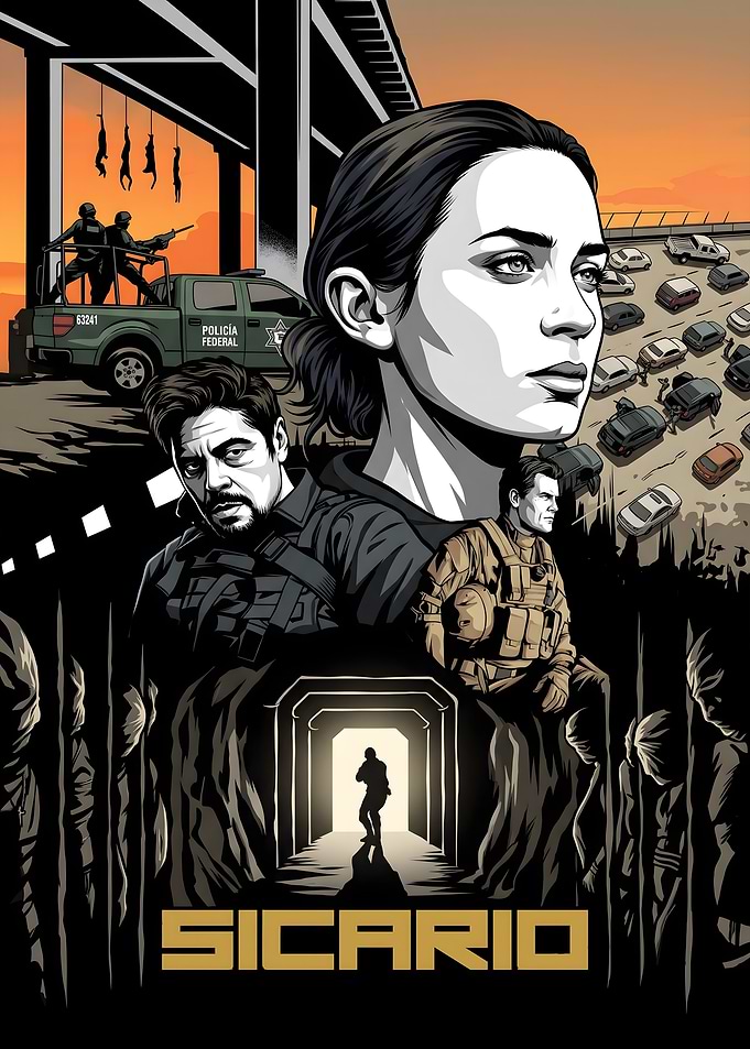 Sicario Movie Poster Art