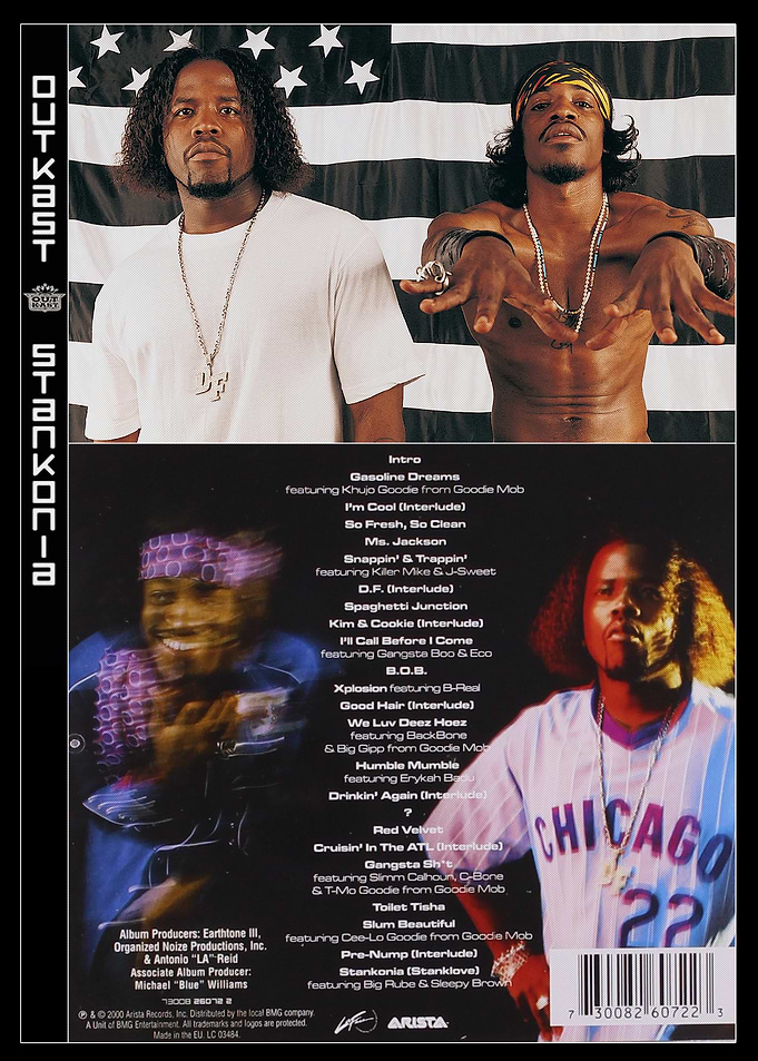Outkast Stankonia Album Back Cover