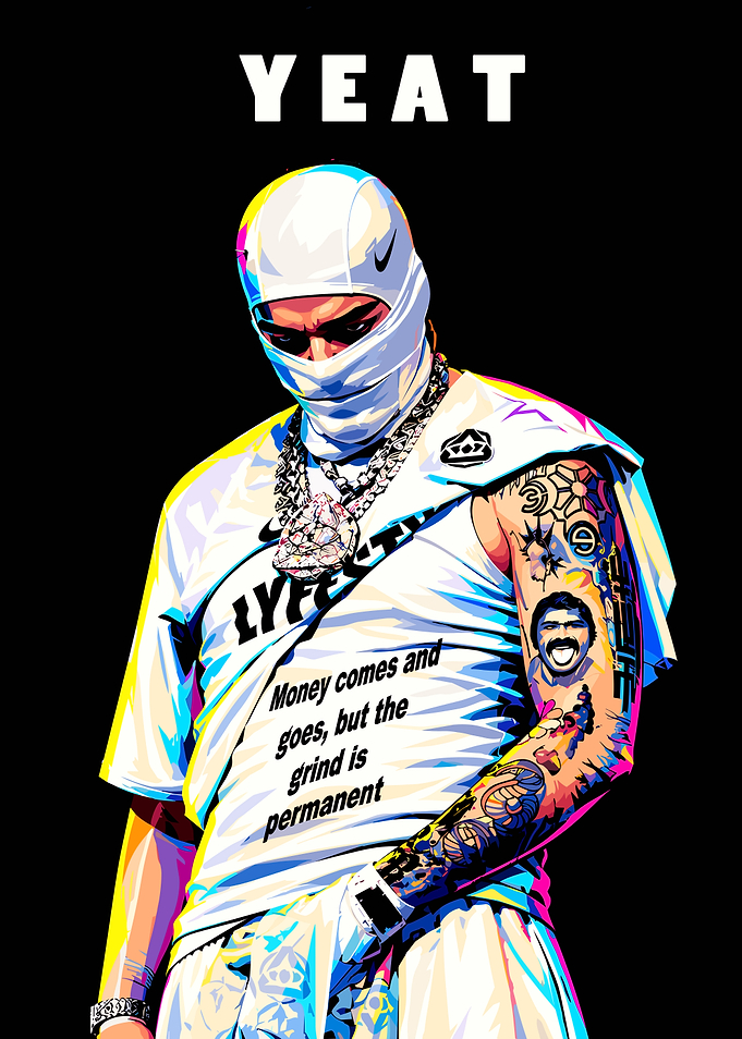 Yeat Pop Art Poster