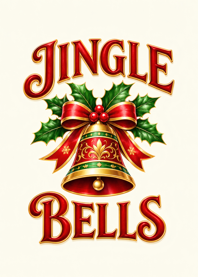 Jingle Bells Christmas Bell Illustration