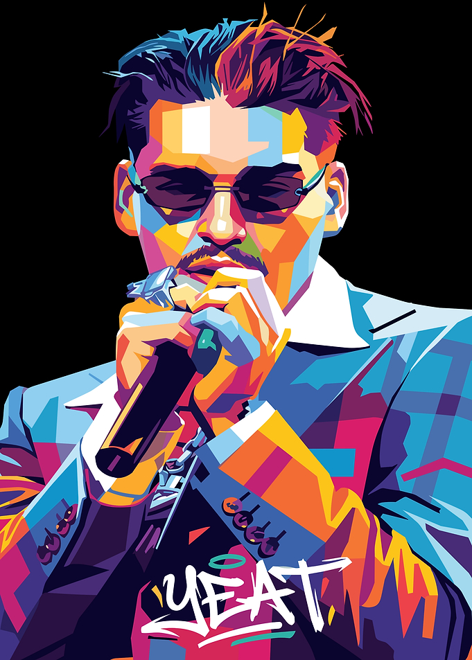 Yeat Pop Art Portrait