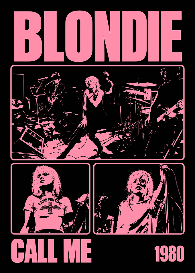 Blondie Call Me 1980 Poster