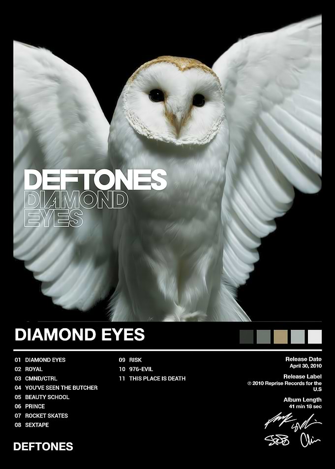 Deftones Diamond Eyes Album Poster