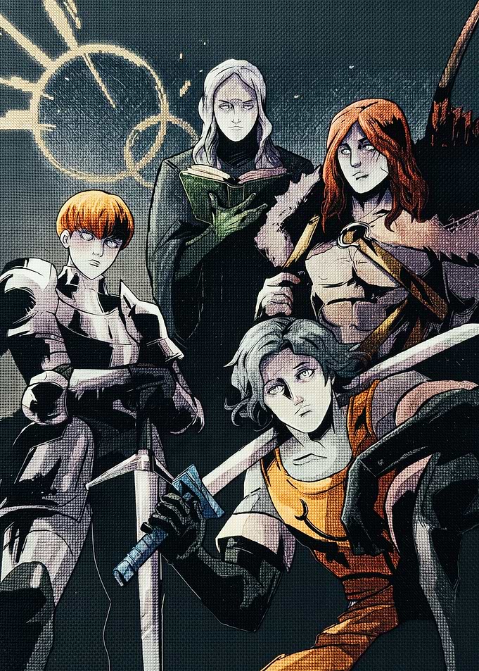 Fantasy Adventurers Group Portrait