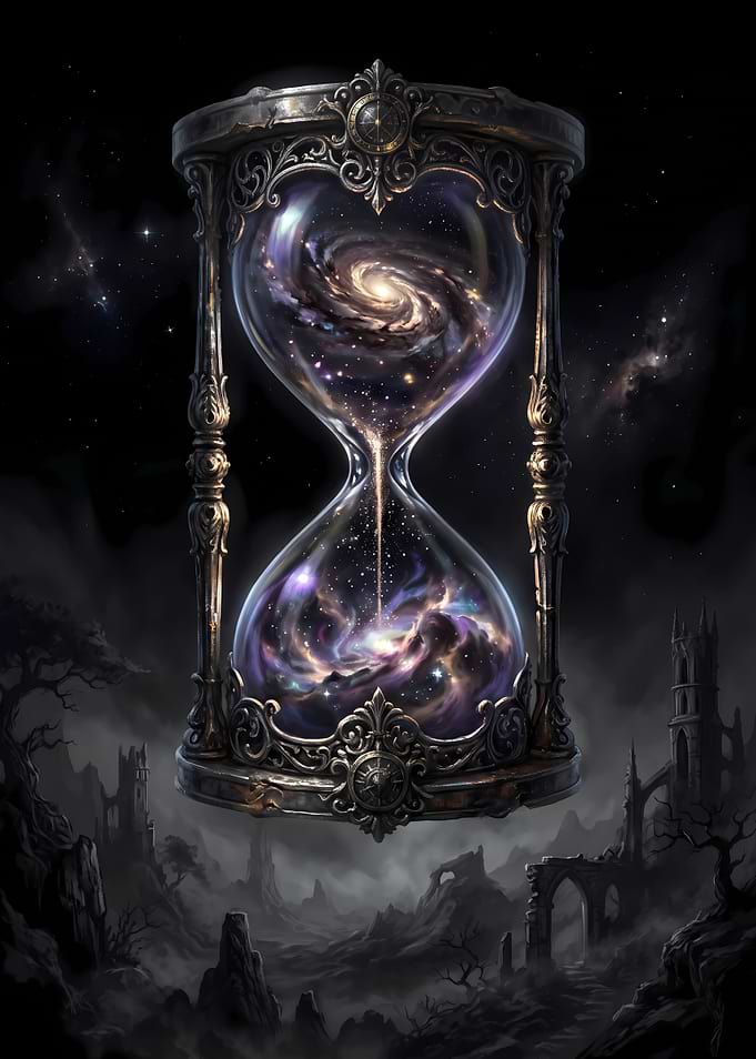 Cosmic Hourglass in Dark Landscape