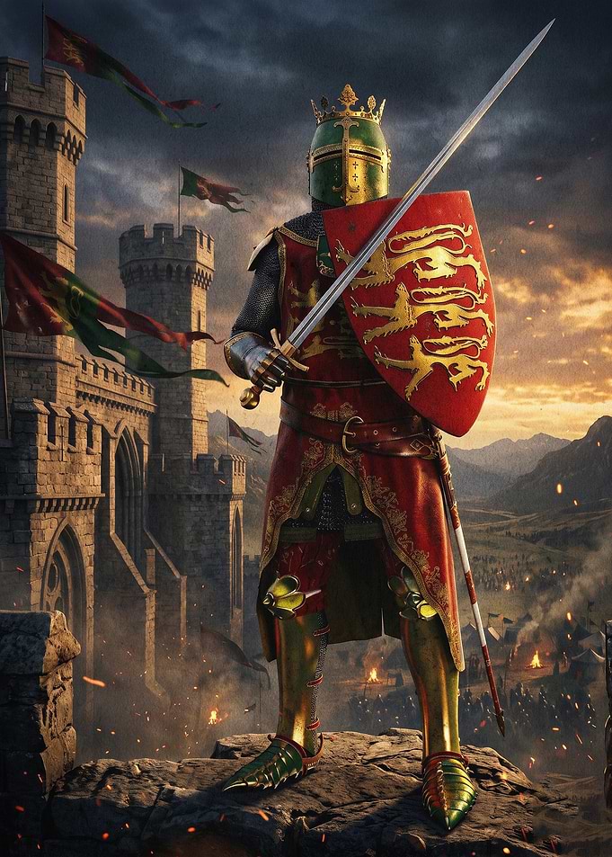 Medieval Knight Epic Fantasy Poster