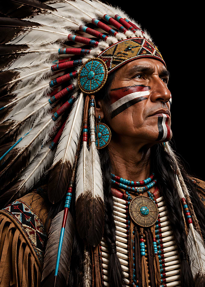 Native American Chief Portrait