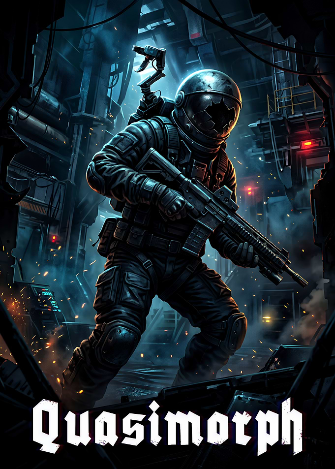 Quasimorph Space Mercenary Game Art
