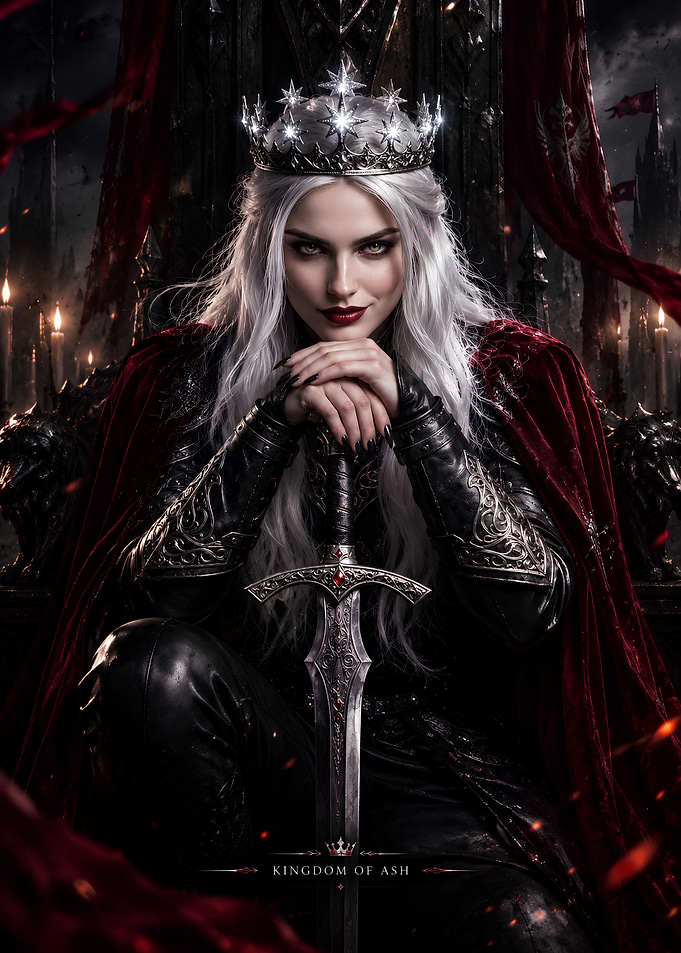 Aelin Galathynius Kingdom of Ash Portrait