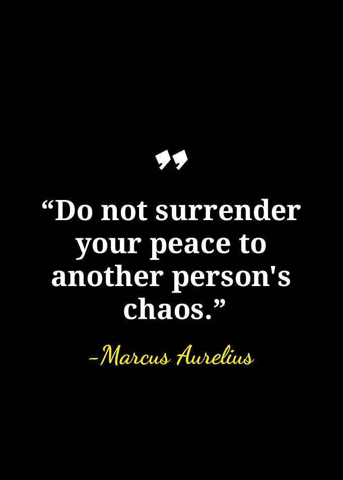 Marcus Aurelius Inspirational Quote Poster