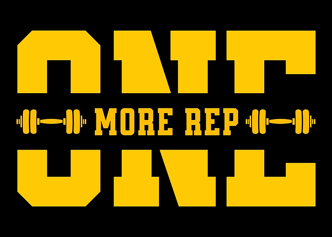 One More Rep Gym Motivation