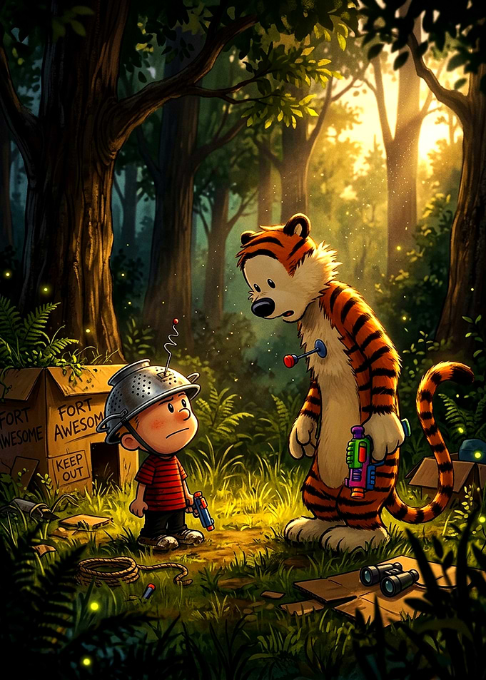 Calvin and Hobbes Fort Awesome Adventure