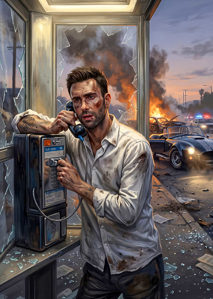 Maroon 5 Payphone Inspired Scene