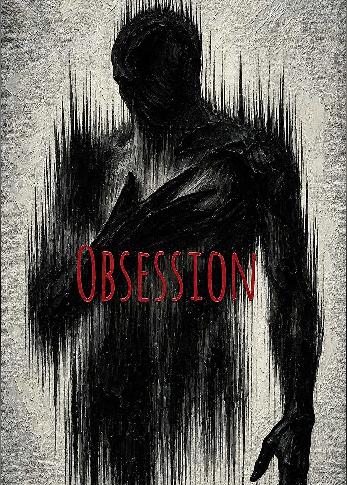 Obsession Dark Abstract Figure Painting