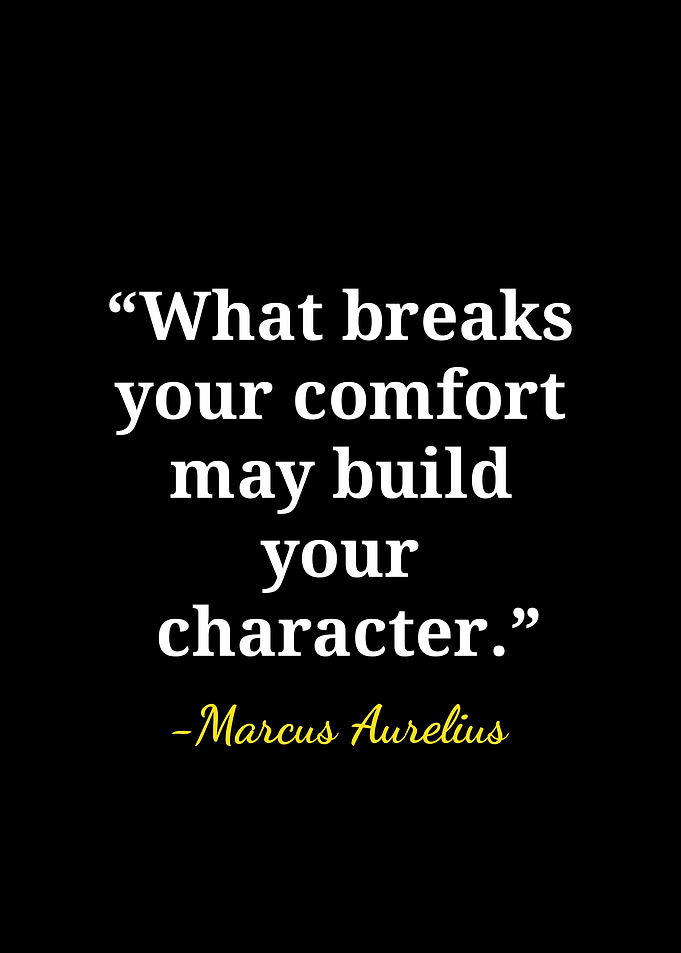 Marcus Aurelius Inspirational Quote Poster