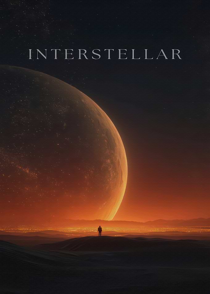 Interstellar Movie Poster Art
