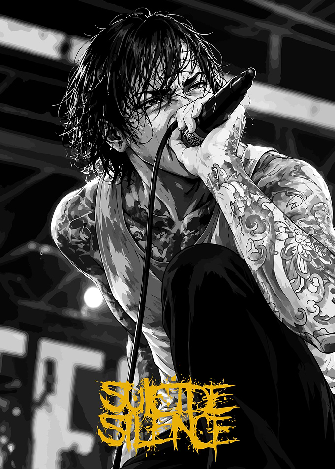 Suicide Silence Vocalist Performance Art