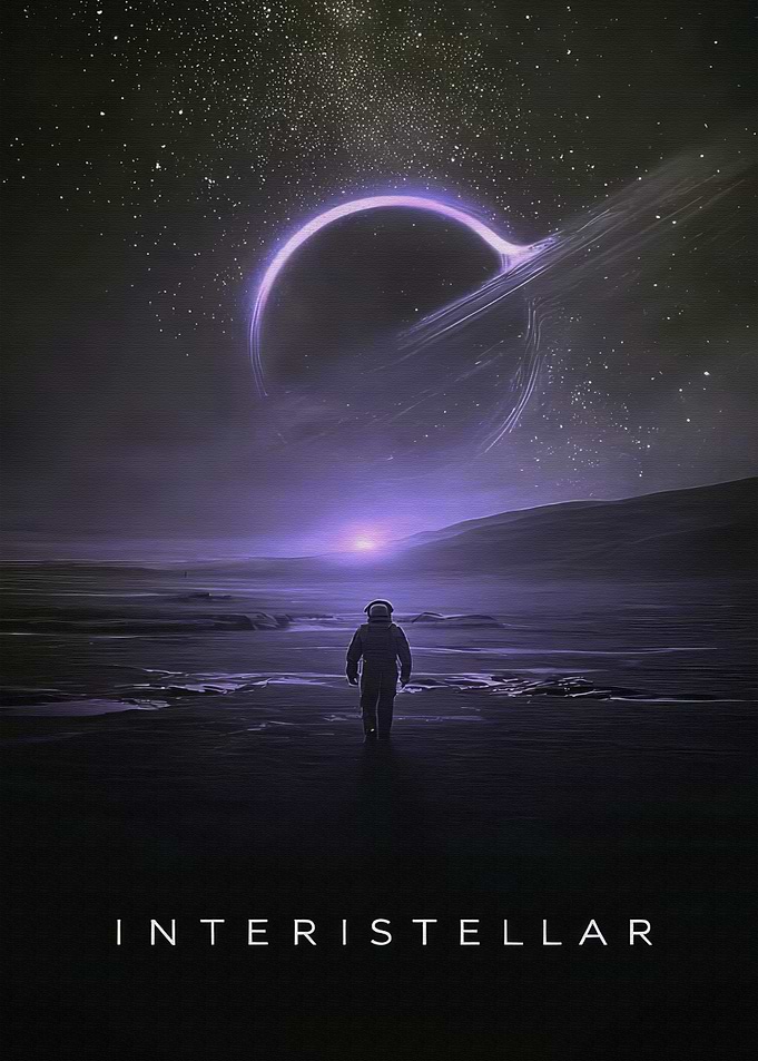 Interstellar Movie Poster Astronaut