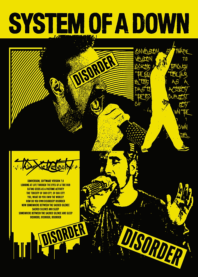 System of a Down Toxicity Poster