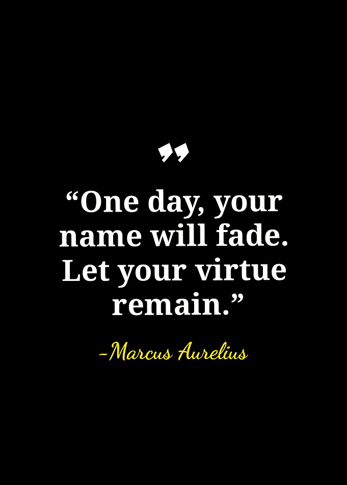 Marcus Aurelius Inspirational Quote Poster