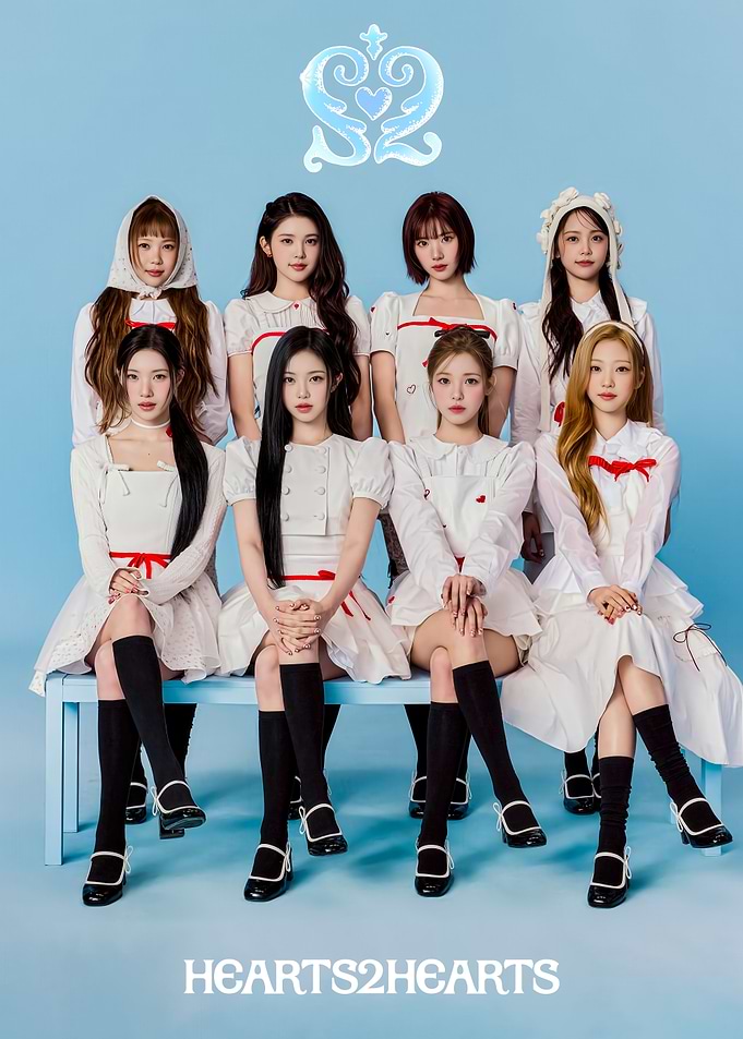 K-pop Girl Group Hearts2Hearts Concept Photo