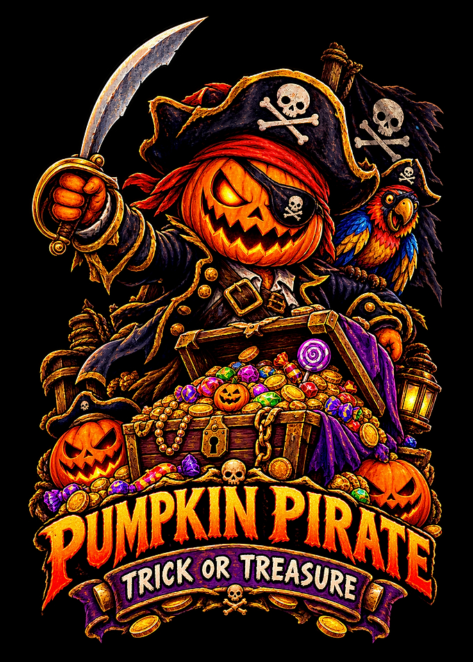 Pumpkin Pirate Trick or Treasure