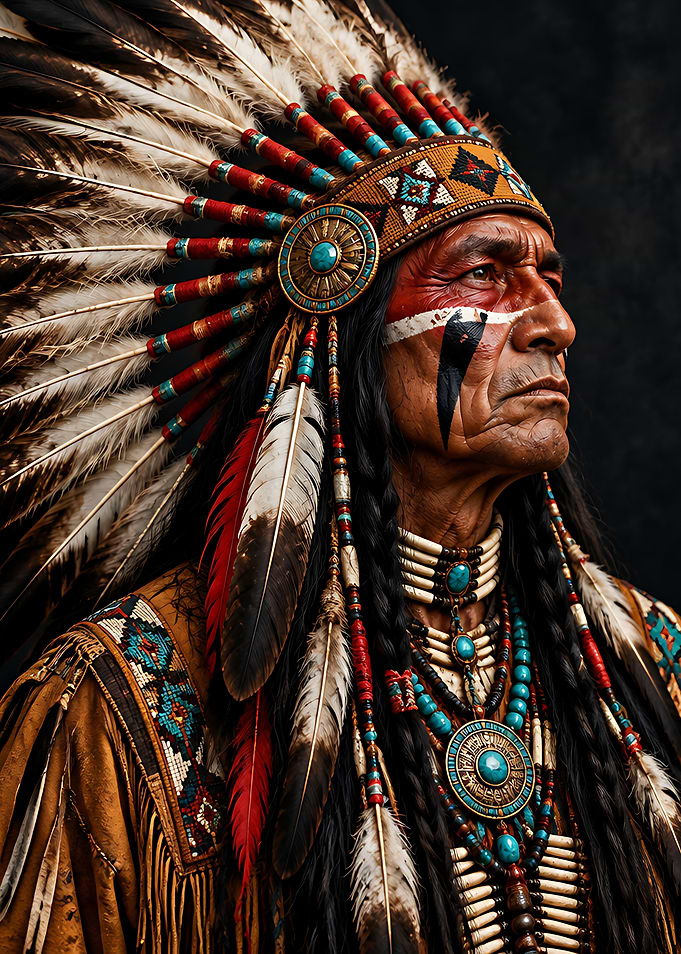 Native American Chief Portrait