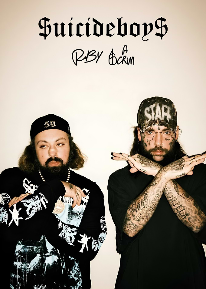 $uicideboy$ Ruby and Scrim Portrait