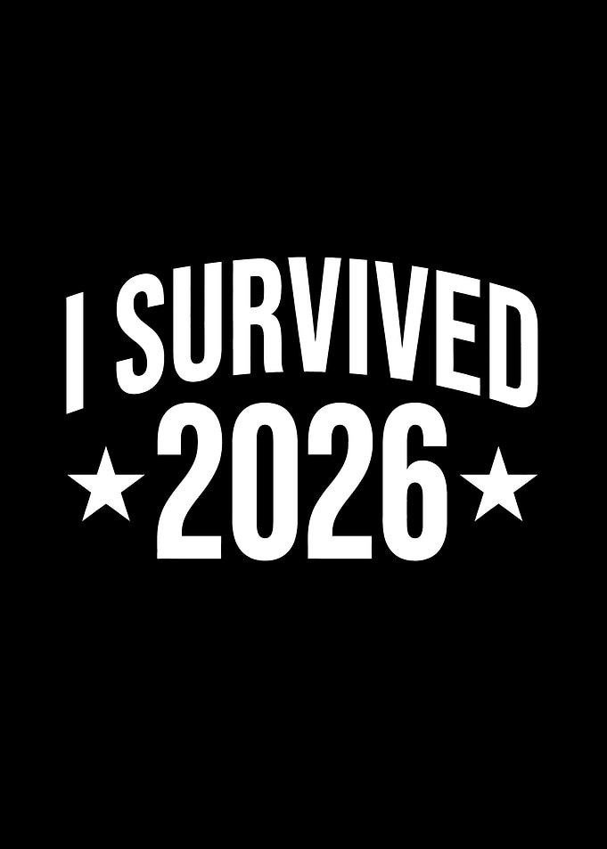 I Survived 2026 Text Design