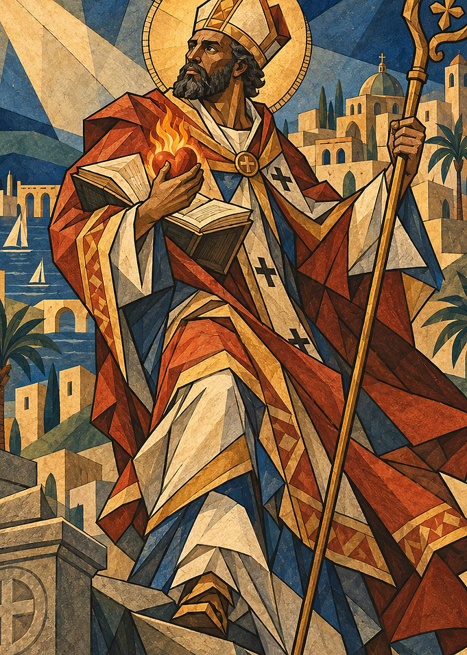 Saint Augustine - Epic Sacred Art